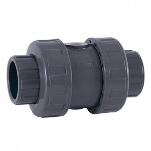 Клапан обратный шаровой ПВХ, EPDM Cepex, разборные муфтовые окончания (клеевой), диаметр 110 (DN80) мм, PN=10 арт. 22177
