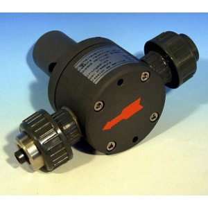 Клапан поддержания давления, DN 20, ПВХ, устанавливаемый на трубу, с регулируемым давлением открытия / Dinotec арт. 0280-084-00